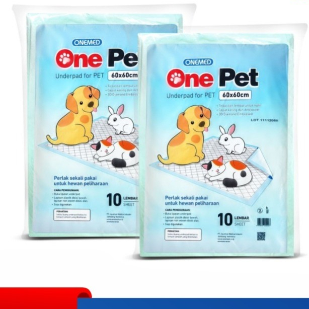 Underpad hewan Kucing Anjing Alas Pipis / underpad one pet / Training Pad Anjing Kucing