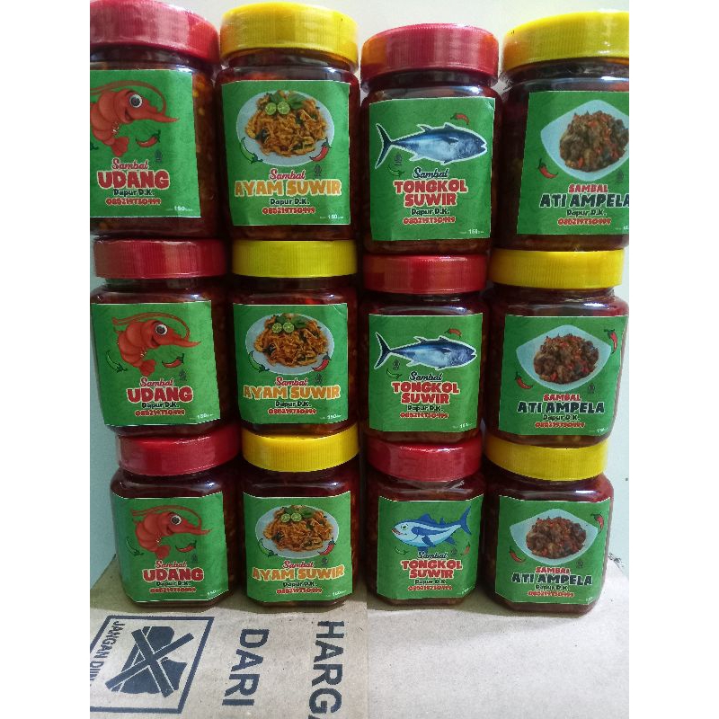 

Sambal Dapur D.K. Aneka Varian (150ml)