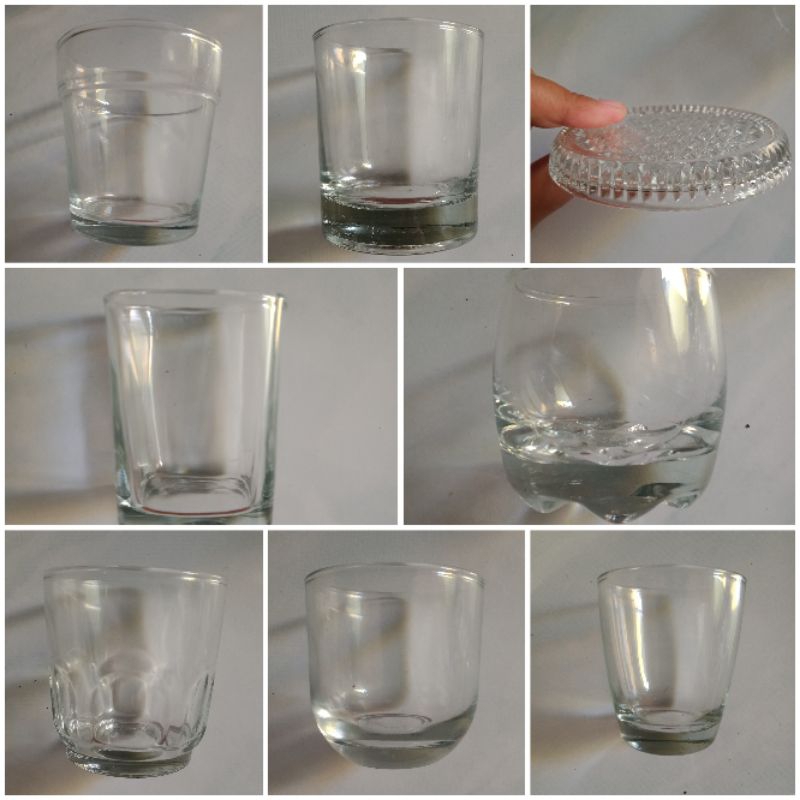 Gelas Kaca Soj* sloki Aesthetic Jar candle (6 pcs, Bisa Mix)