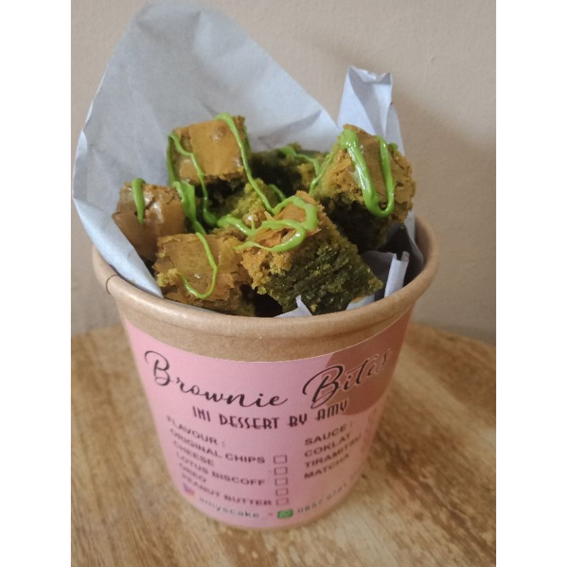 

brownies bites in cup /brownies premium