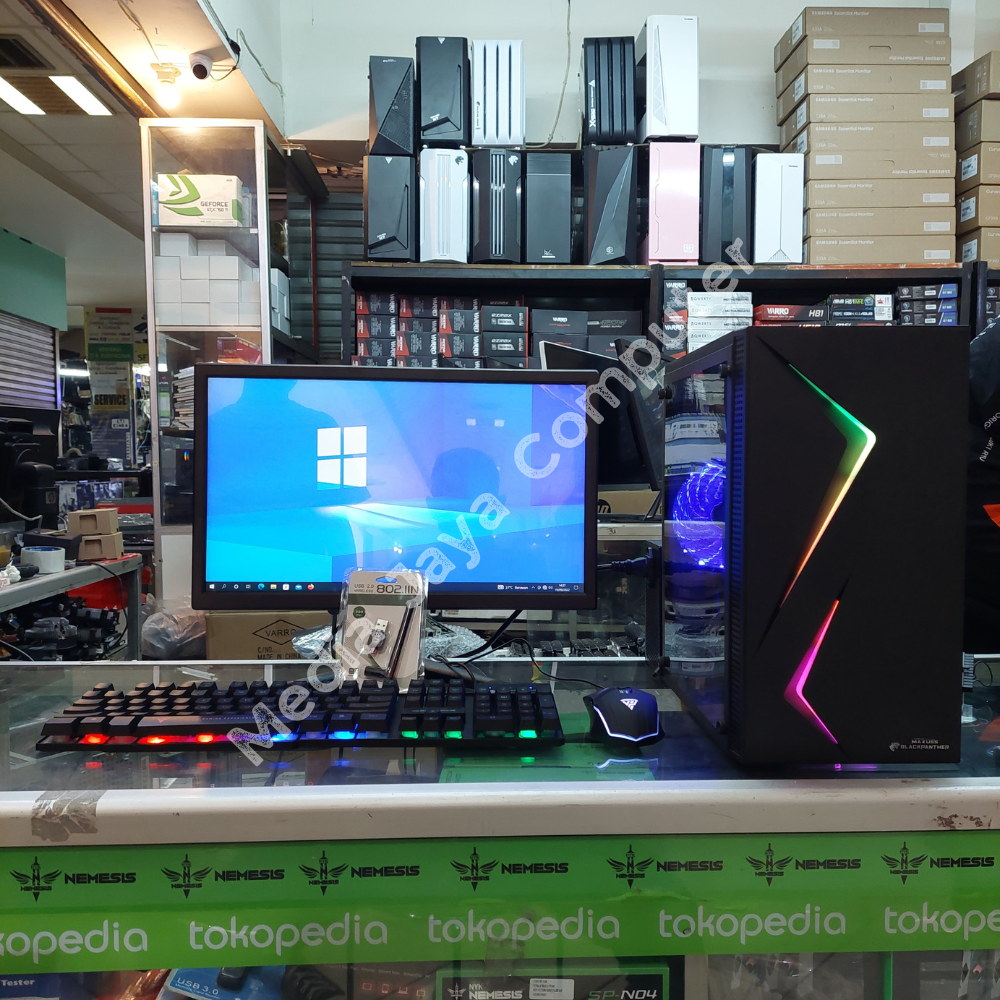 PC Gaming Fullset Core i7 3770 RAM 8GB HDD GTX 750 TI 4GB komputer gaming full set paket lengkap rakitan desktop