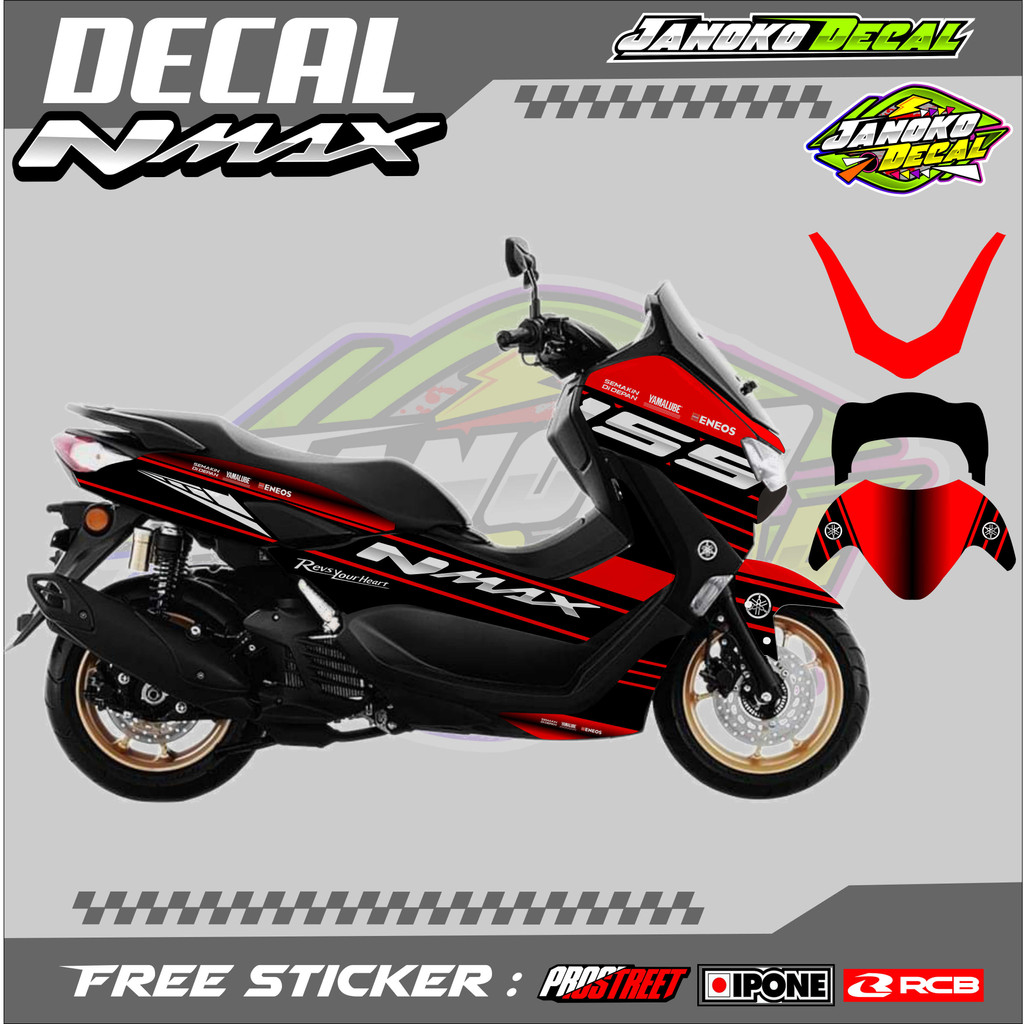 DECAL NMAX 2020  STICKER FULL BLOK NMAX 2020 / STICKER NMAX FULL BODY DESAIN TERBARU