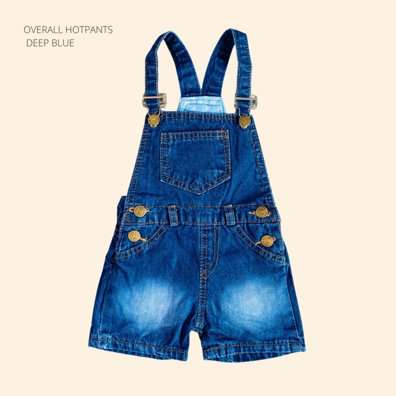 Overall Jeans Anak Celana Pendek Baju Kodok 6 Bulan -4 Tahun