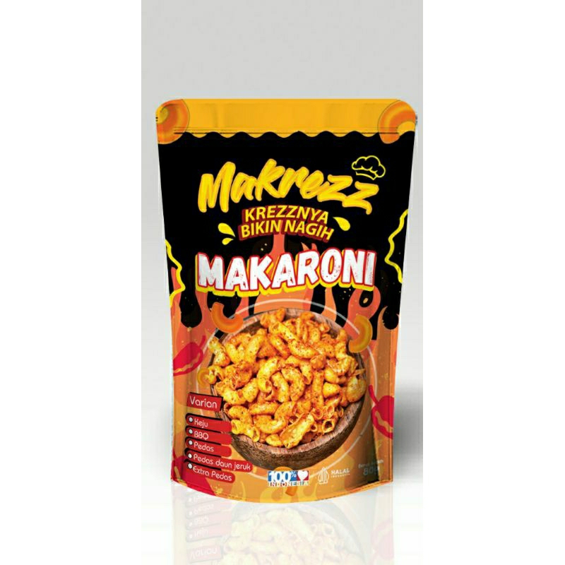 

Makrezz Makaroni Pedas/Makaroni Kriuk/Makaroni Pedas Daun Jeruk