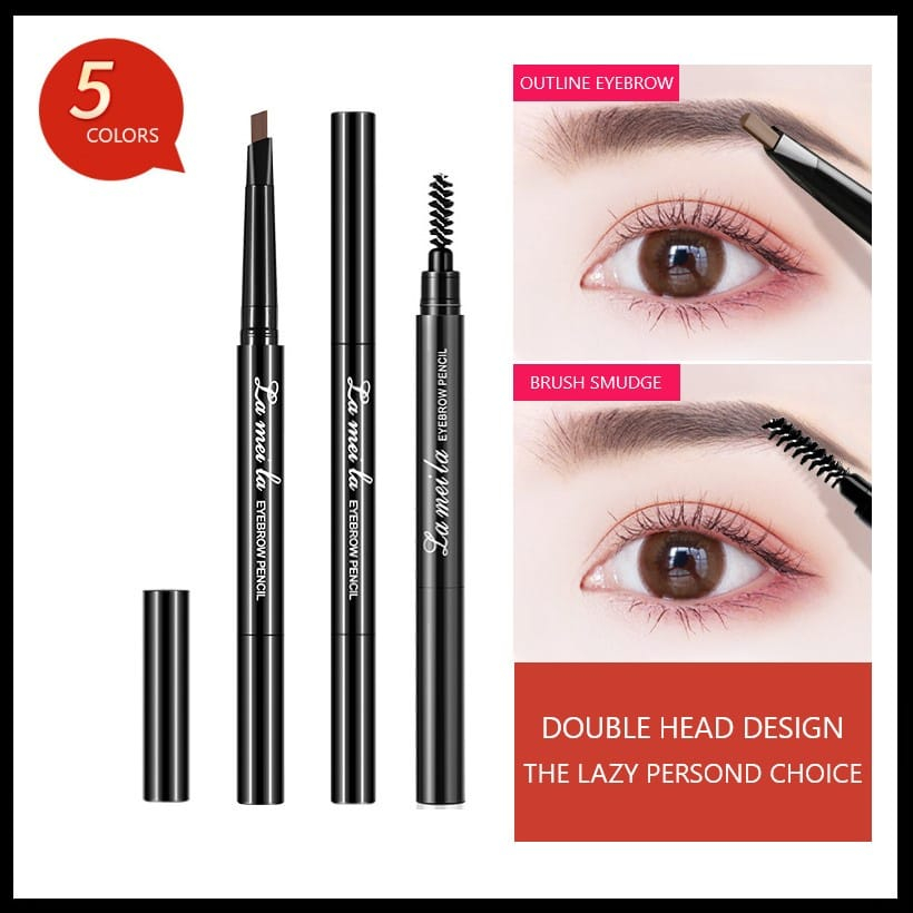 LAMEILA 826 BEAUTY  EYEBROW PENCIL WATERPROOF DAN TAHAN LAMA