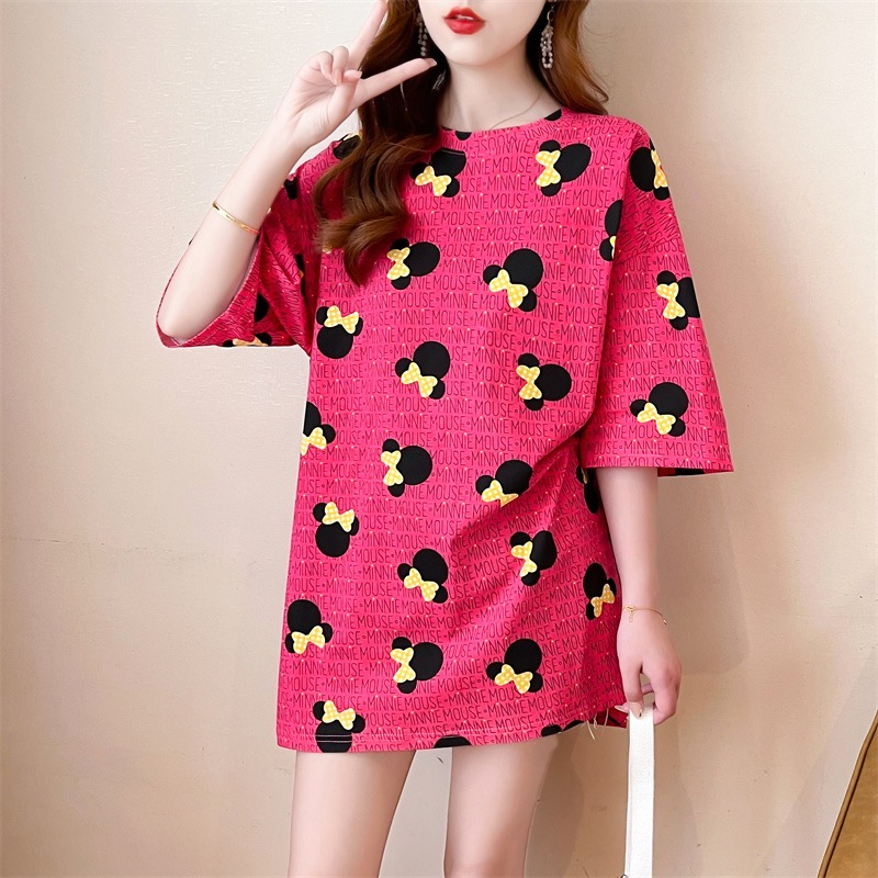 THISTLE - Oversize Tee Tshirt Wanita Model Longgar Motif Minnie NEW