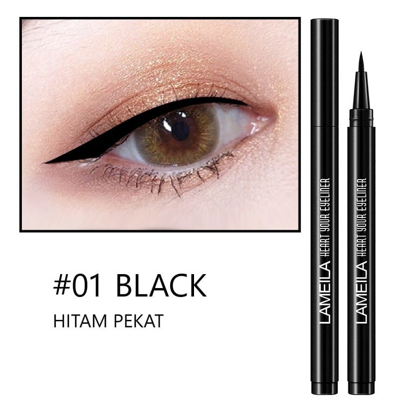 Lameila 841 Eyeliner Waterproof And Long Lasting 2 Colors Black &amp; Brown