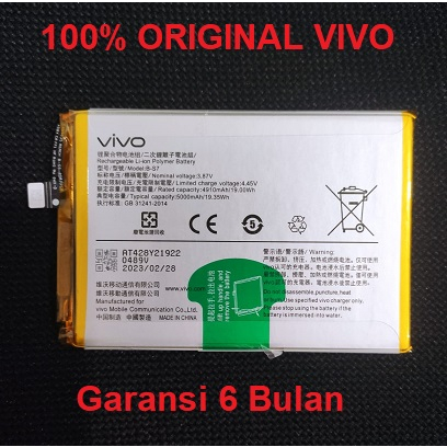 Baterai Battery Vivo Y01 Y15s B-S7 Original100%