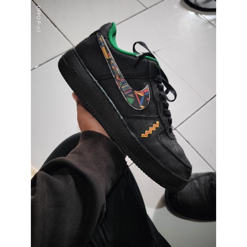 Nike air force 1 Low peace rasta black size 44 insol 28cm