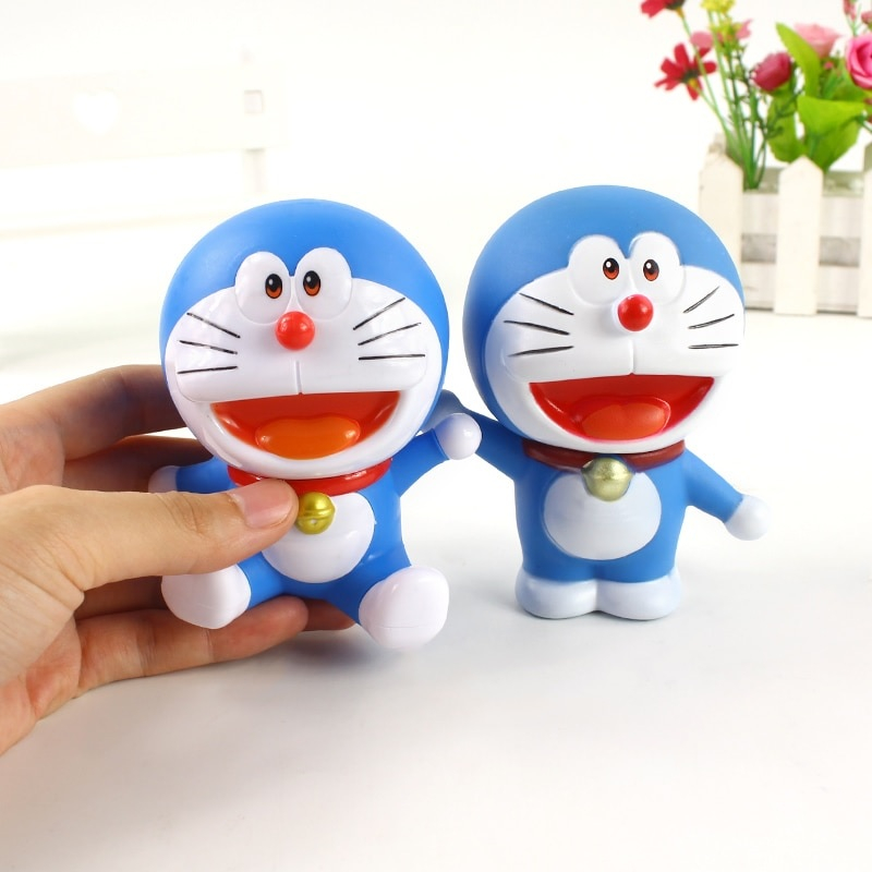 CCA28 Topper Doraemon Karakter Figur Cartoon Hias Kue Ultah Anak Nyonya Lie