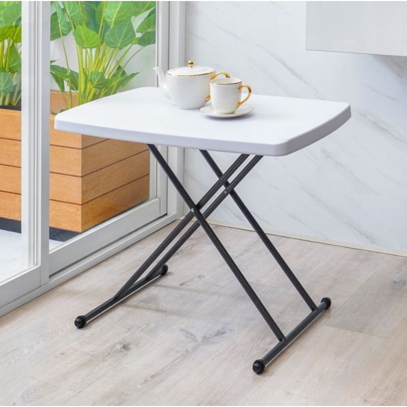 Krisbow Meja Lipat Adjustable Putih