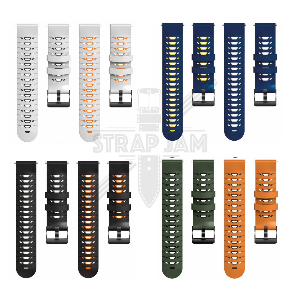 GTO 20mm Strap Aukey SW-1 SW1 501643 - Tali Jam Tangan Rubber Silikon Sporty