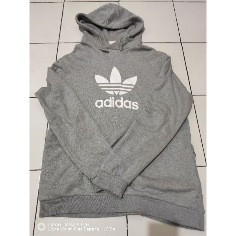 Hoodie Adidas Trefoil Made In Pakistan (Original Tag Official)