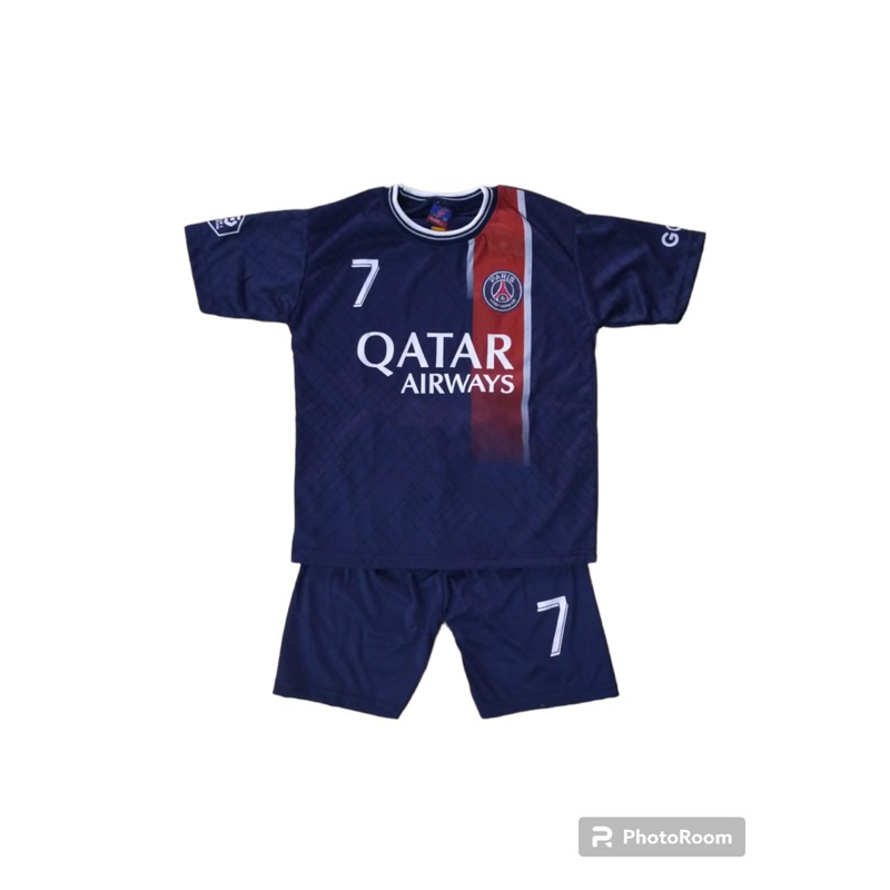 Jersey Kids PSG Navy 2023/2024 / Setelan Bola Anak / Jersey bola anak terbaru / Jersey PSG Navy
