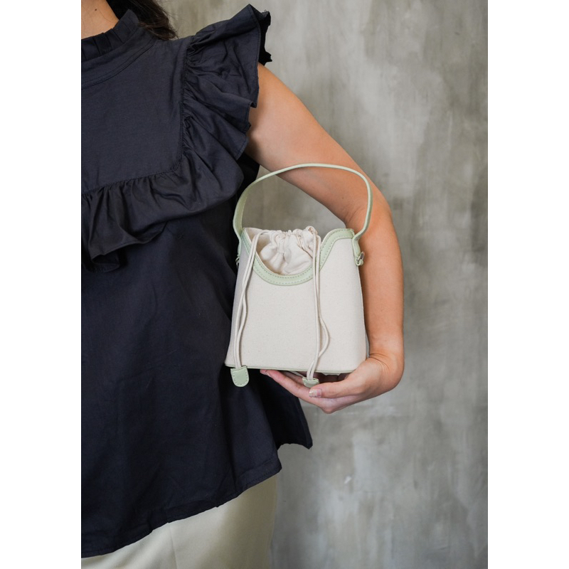 KOOZEE - MIA BAG - TAS SELEMPANG CANVAS WANITA