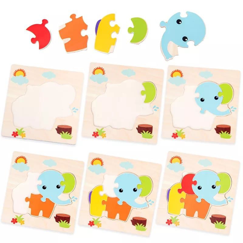 Jigsaw Puzzle Kayu 3D