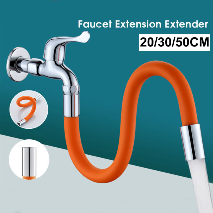 Selang Air Elastis Fleksibel Sambungan Kran Air Cuci Piring Selang Sambung Keran Wastafel Sink Faucet Extension