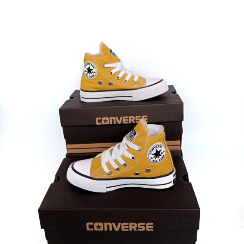 Sepatu Converse Anak Model Tinggi / Sepatu Allstar Anak / Sepatu Sekolah Anak / Sepatu Casual Anak / Sepatu Anak Converse / Premium Bisa Cod