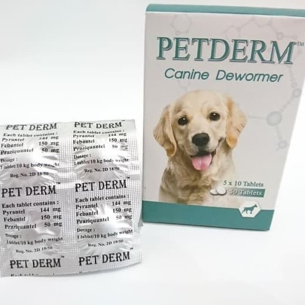 Pet Derm for Dogs / Obat Cacing untuk anjing / PetDerm