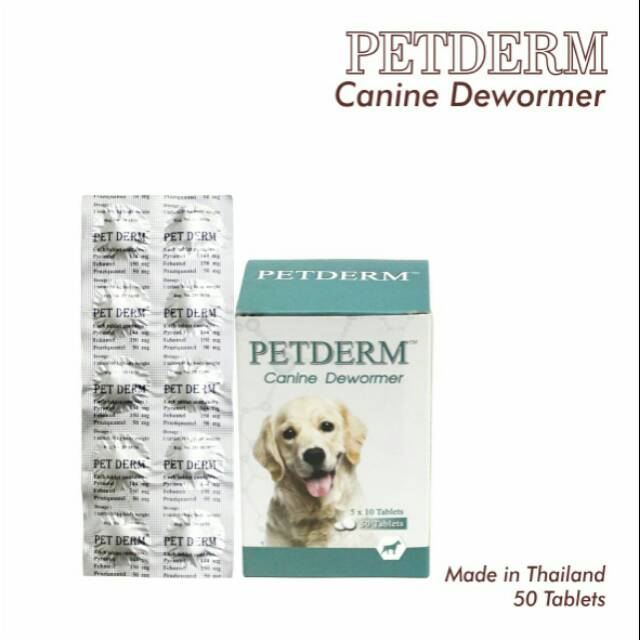 Pet Derm for Dogs / Obat Cacing untuk anjing / PetDerm