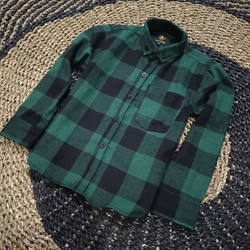 Flanel anak lengan panjang umur 3-13 tahun distro premium