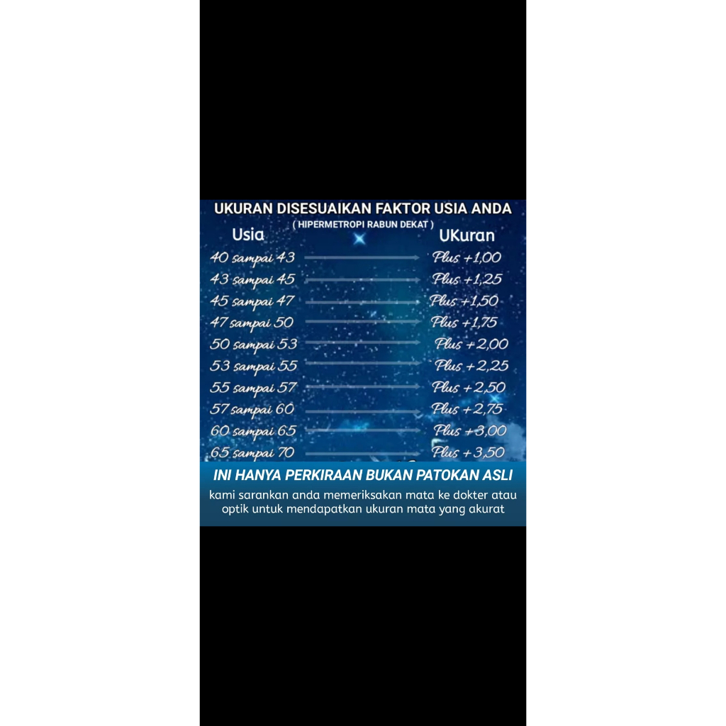 kacamata baca bahan metal ukuran +1.00 sampai +3.00