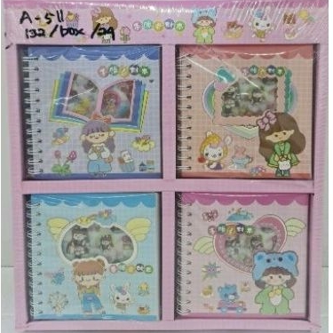 

STICKER KOREA KARAKTER LUCY GLITTER