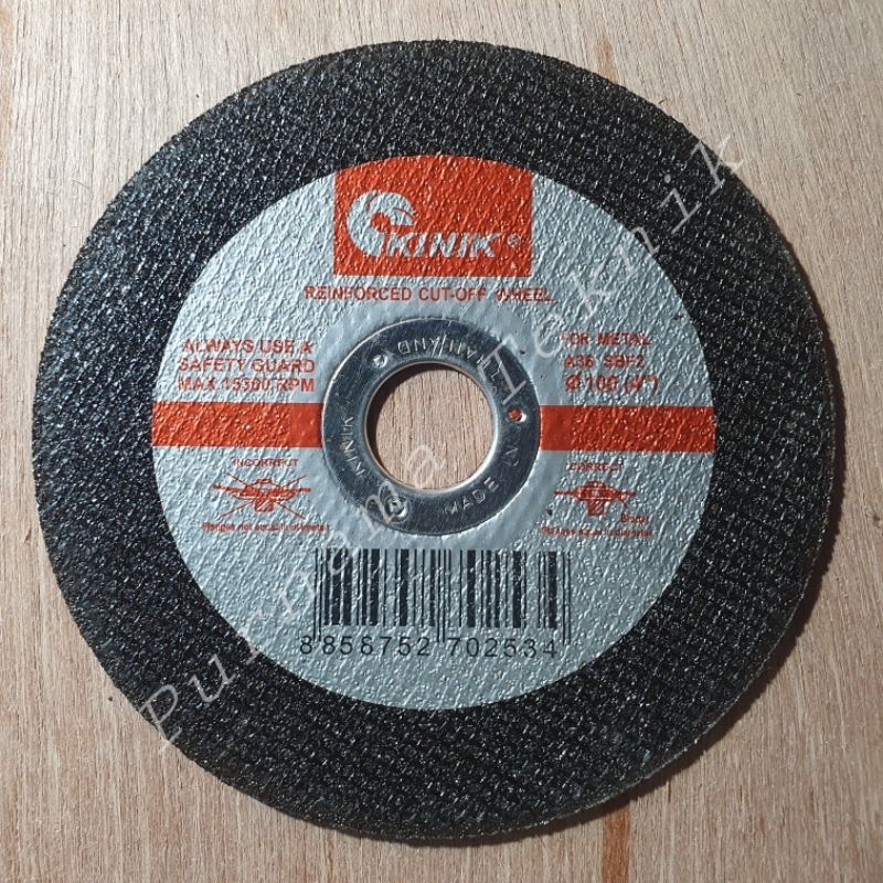 Batu Gerinda Potong Besi Kinik 4" Batu Potong Besi Kinik 4"