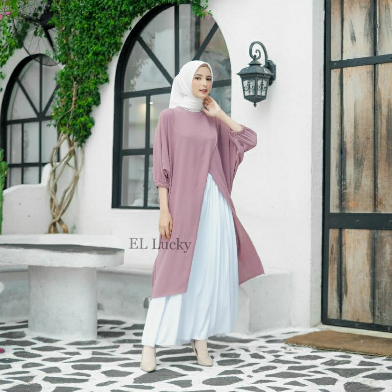 Tunik Mecca Crinkle Airflow Long