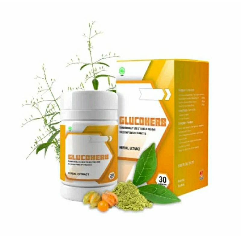 GlucoHerb Asli - Obat Diabetes Darah Tinggi Herbal GlucoHerb Original
