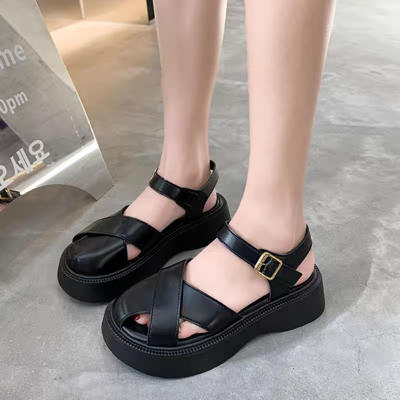 COD POS 567 Sandal Gunung Wedges Wanita Fashion New Model