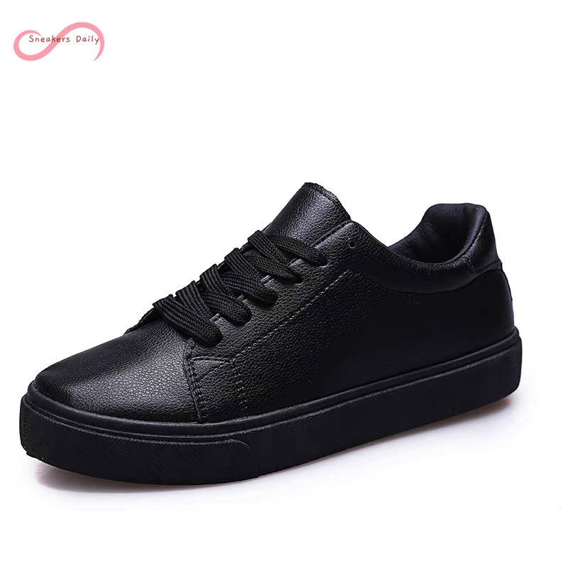 COD Sneakersdaily 569 Sepatu Sneakers Wanita Import Premium Sepatu Full Black Anak Sekolah