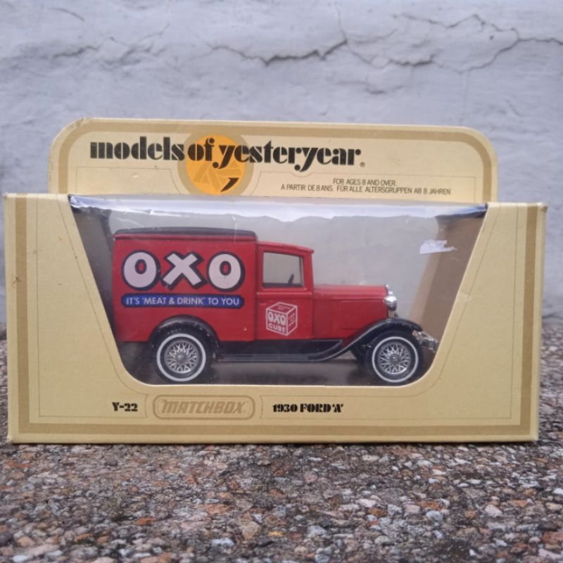 matchbox mbx models of yesteryear 1930 Ford A Y22 merah vintage old