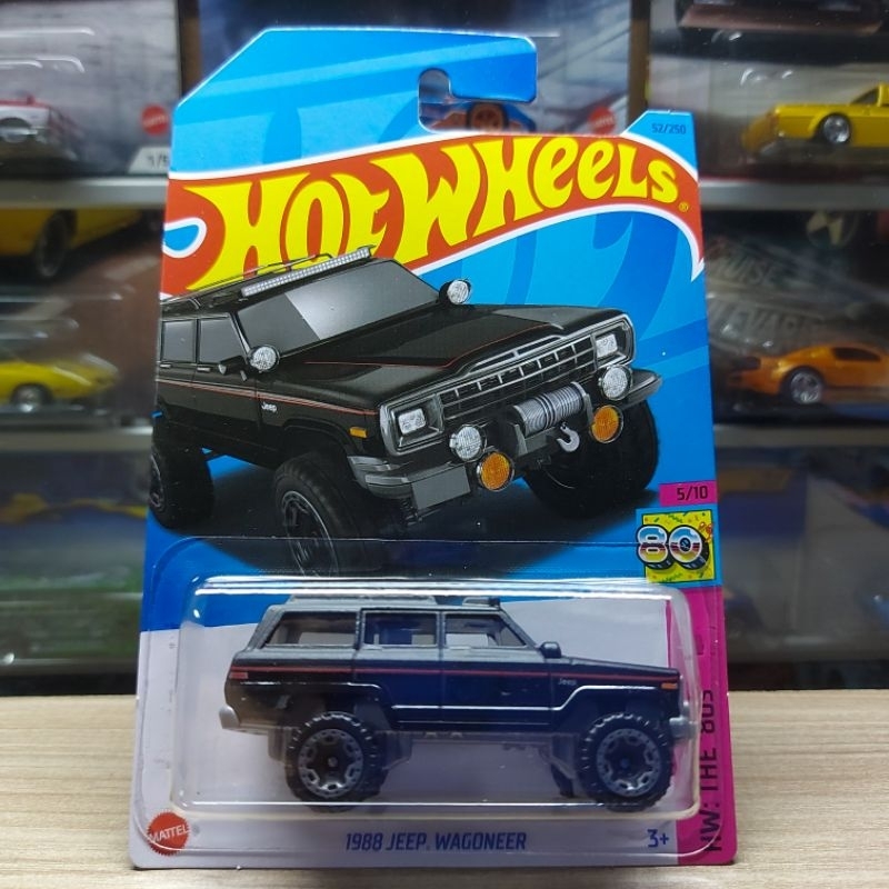 HOT WHEELS 1988 JEEP WAGONEER BLACK 2023