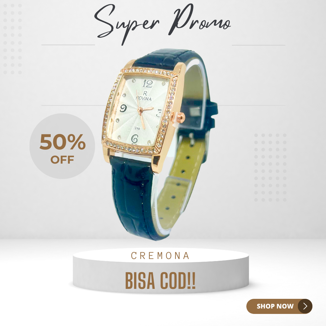 CREMONA Jam Tangan Import Model Kulit Mewah Harga Terbaik