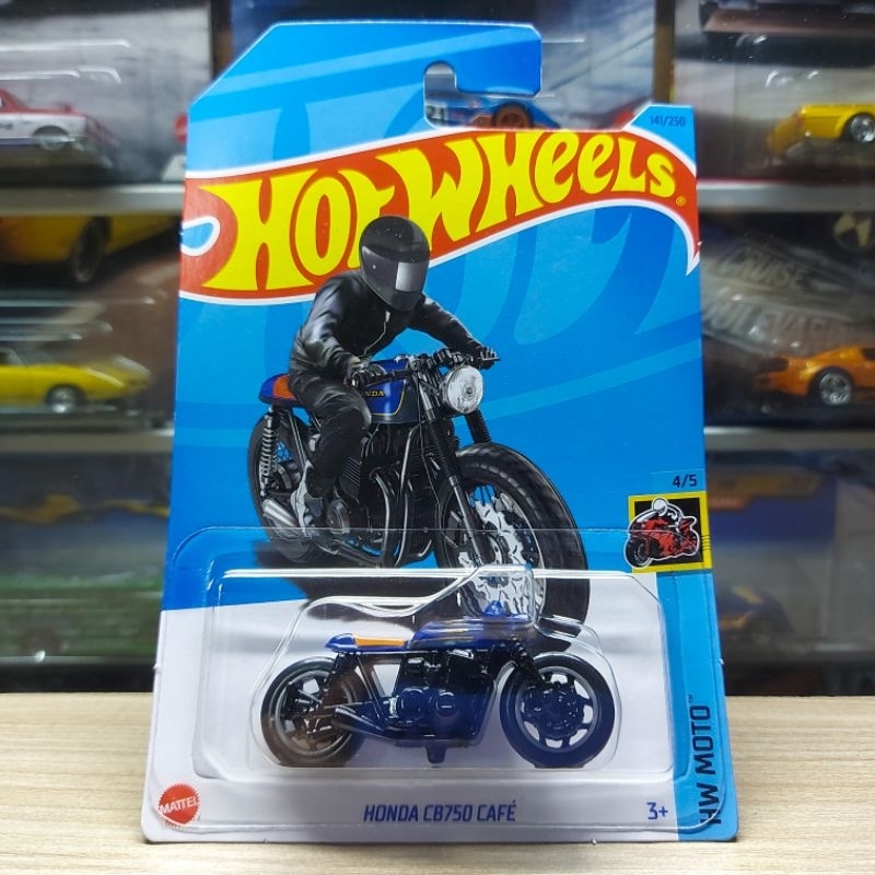 HOT WHEELS HONDA CB750 CAFE BLUE 2023