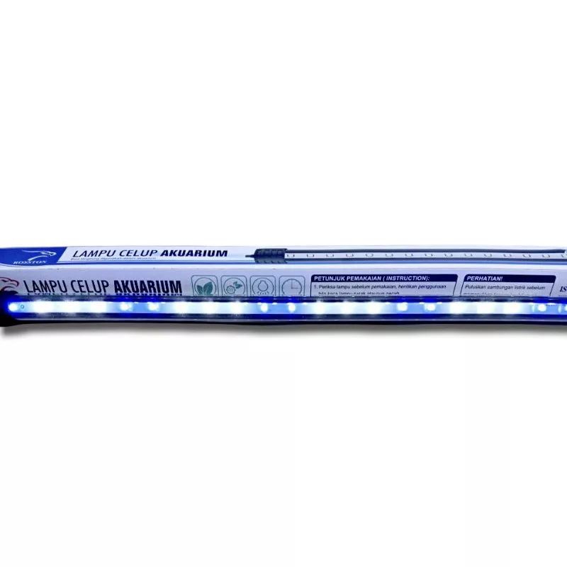 Lampu led aquarium rosston 30cm putih biru