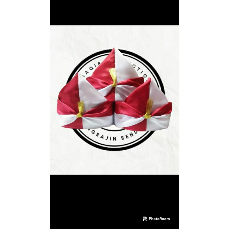 Bendo merah putih/Ikat kepala merah putih/Bendo merah putih pita/Ikat kepala merah putih pita