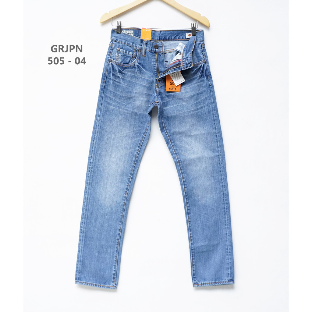 Levis 505 Japan - Celana Jeans Pria Blue Series - Celana Panjang Pria