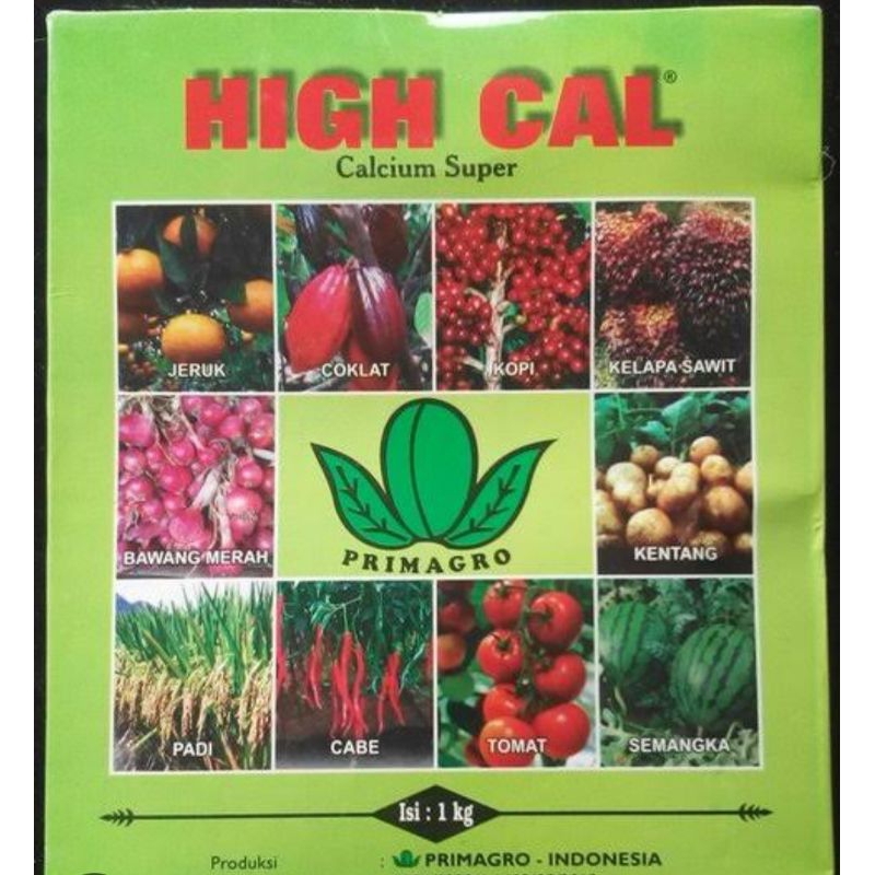Pupuk High Cal (kalsium+boron) dengan kandungan plus susu..kemasan 1 kg
