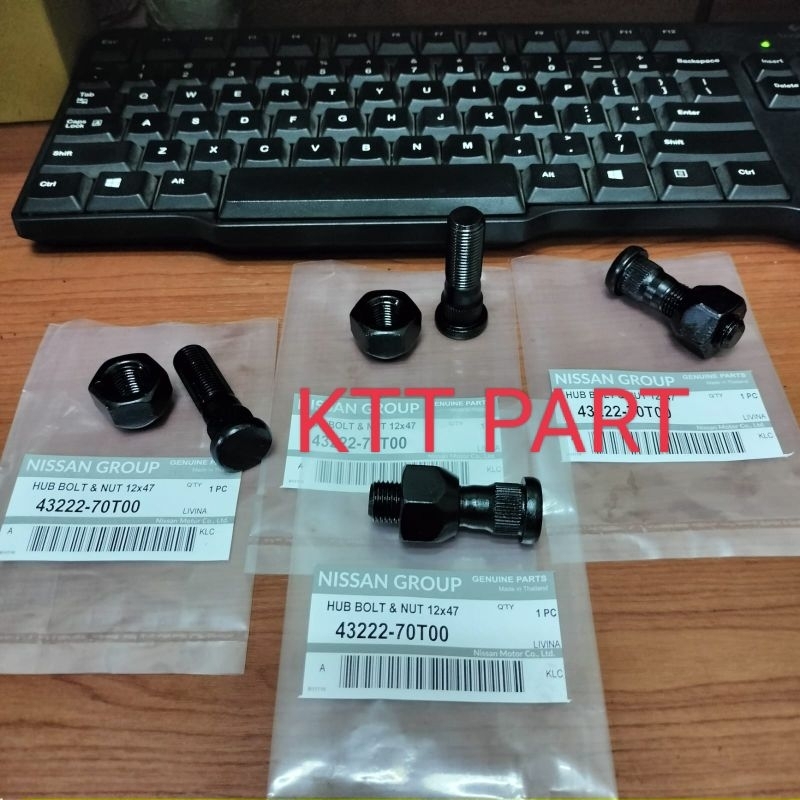 BAUT RODA + MUR NISSAN GRAND LIVINA ,LIVINA HITAM ASLI HARGA 1PC