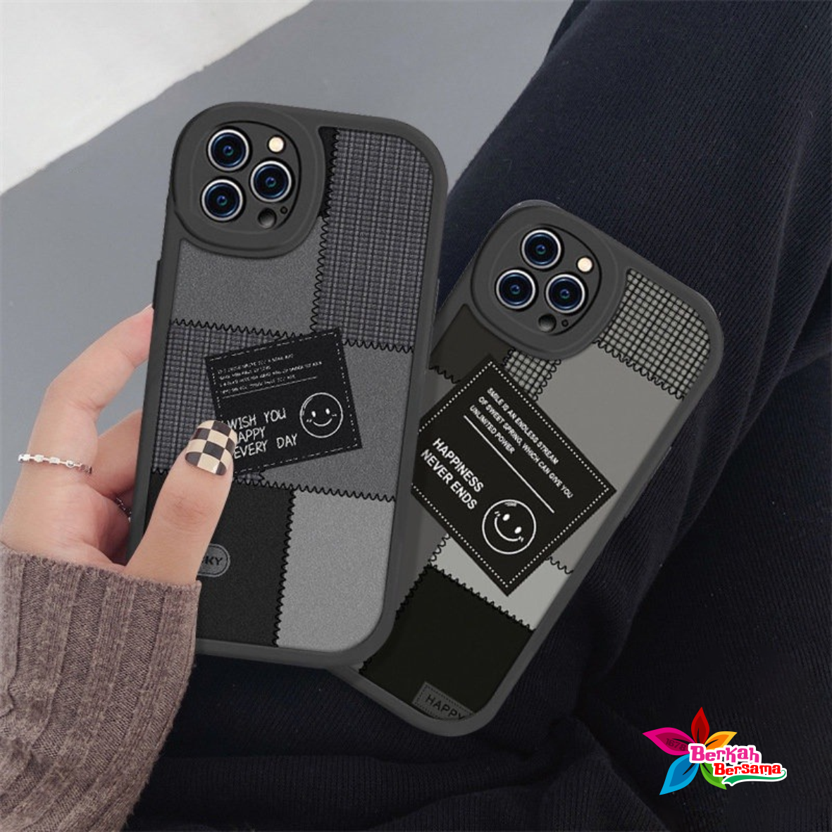 SS818 SOFTCASE SILIKON CASING CUTE SMILE FOR IPHONE 6 6+ 7 8 SE 2020 7+ 8+ X XS XR 11 12 13 14 PLUS 13 14 PROMAX BB8322