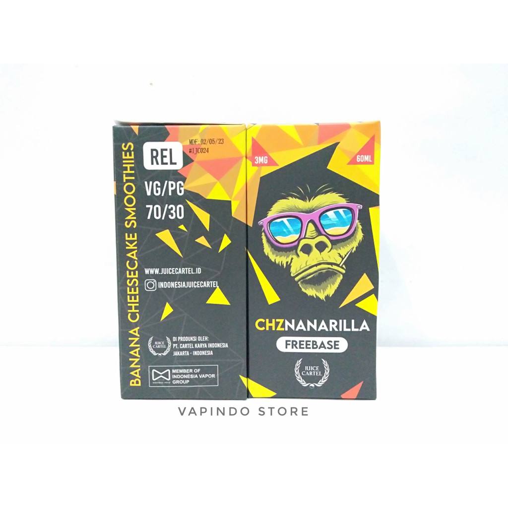 CHZNANARILLA CHEESECAKE BANANA SMOOTHIE 60ML 3MG BY JUICE CARTEL