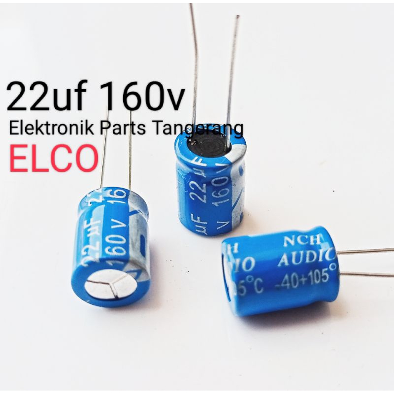 KAPASITOR ELCO 22UF 160V ELCO 22 UF 160V ELCO 160V 22UF ELCO 160V 22 UF CAPACITOR ELCO 22UF 160V