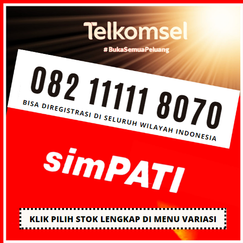 Nomor Cantik Telkomsel - Nomor Cantik Simpati - Nomer Cantik Telkomsel - Nomer Cantik Simpati 4G Panca 11111 Panca 4G LTE Hoki