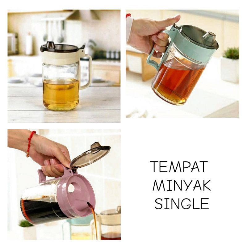 Oil Pot Kaca (Tempat Minyak Kaca) Tempat Minyak Beling Lucu Murah