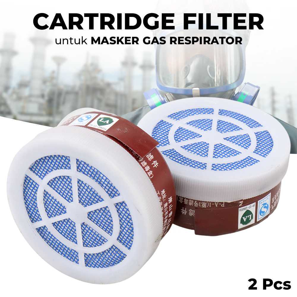 POWERCOM Cartridge Filter untuk Masker Gas Respirator - FD-402 - 7ROTH2XX