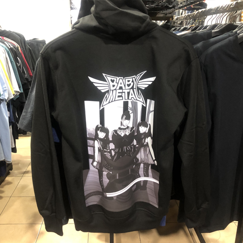 Jaket Hoodie Babymetal Band Metal Japan Hoodie Ritsleting Bahan Cotton Fleece NEW ZIPPER HOODIE