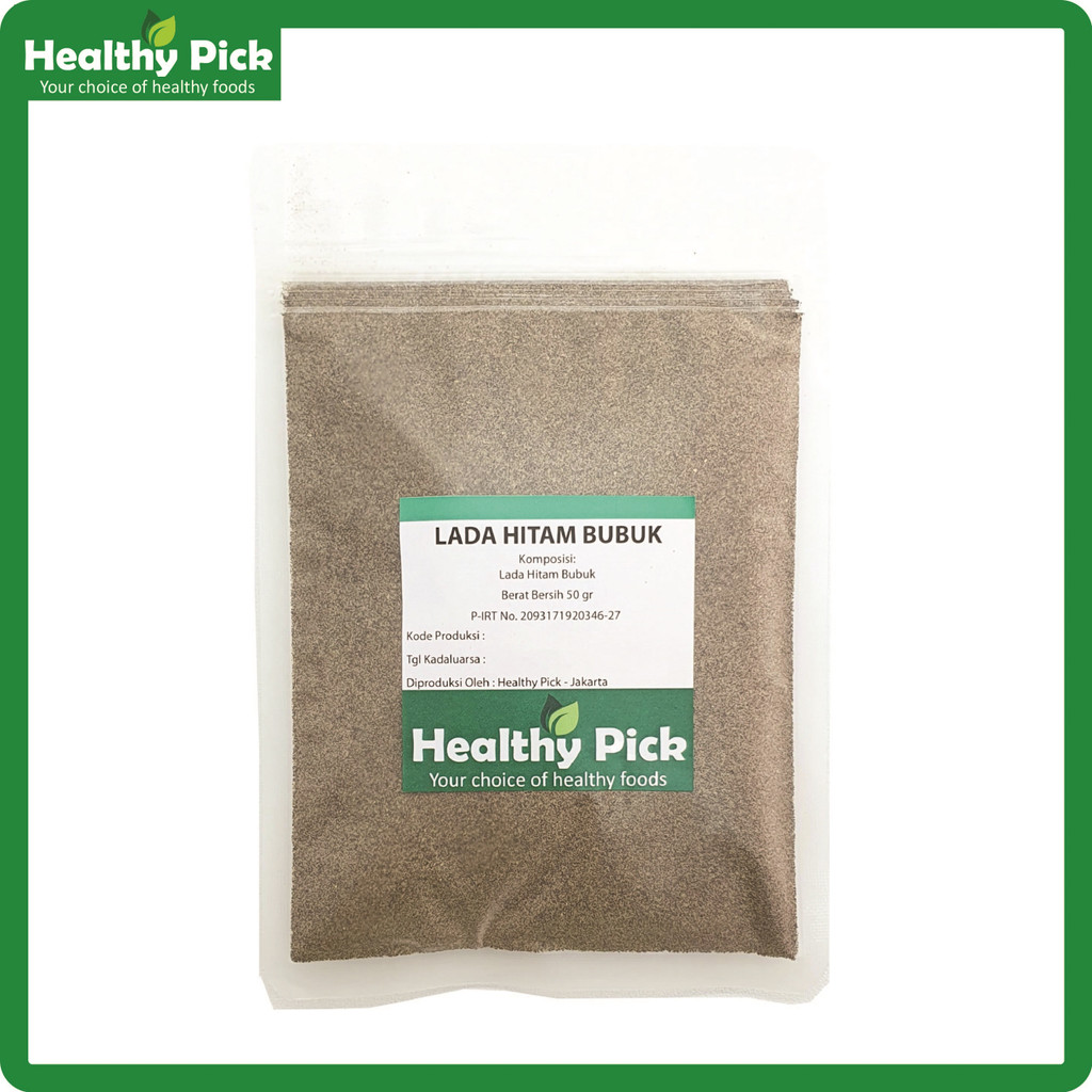 

Ground Black Pepper / Lada Hitam Giling / Lada Hitam Bubuk 50gr
