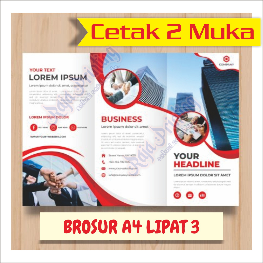 

Brosur Lipat 3 ukuran A4